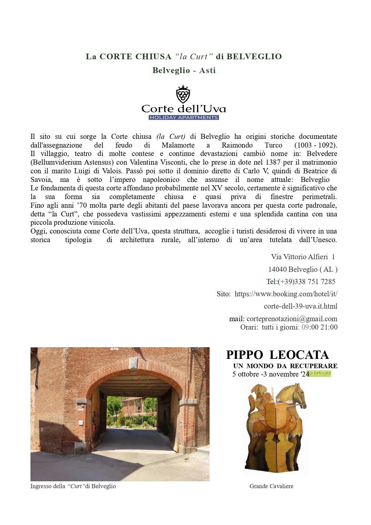 Scheda La Corte chiusa