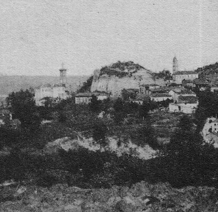Veduta storica di Cortiglione